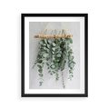 Plakat w ramie 40x50 - Uwodzicielska zieleń eukaliptusa - eukaliptus, zielone - rama czarna