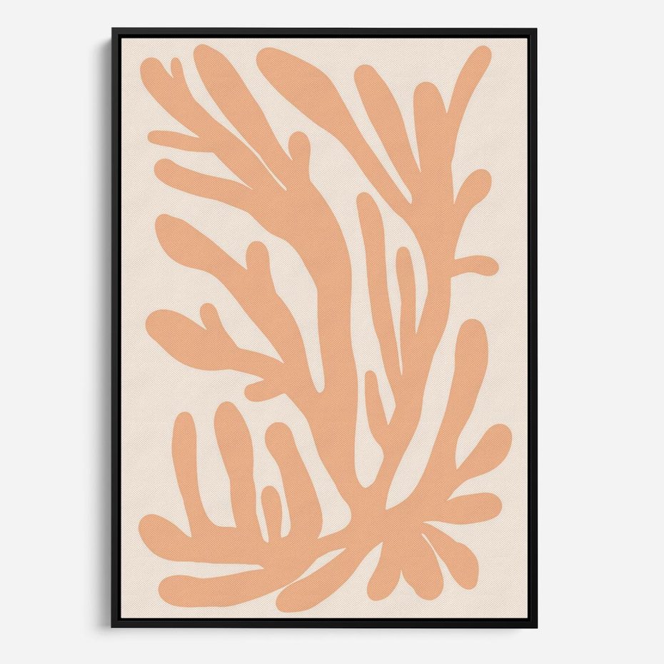 Obraz w ramie 50x70 - Rozkwitające Abstrakcje - nowoczesna sztuka, plakat modern - rama czarna