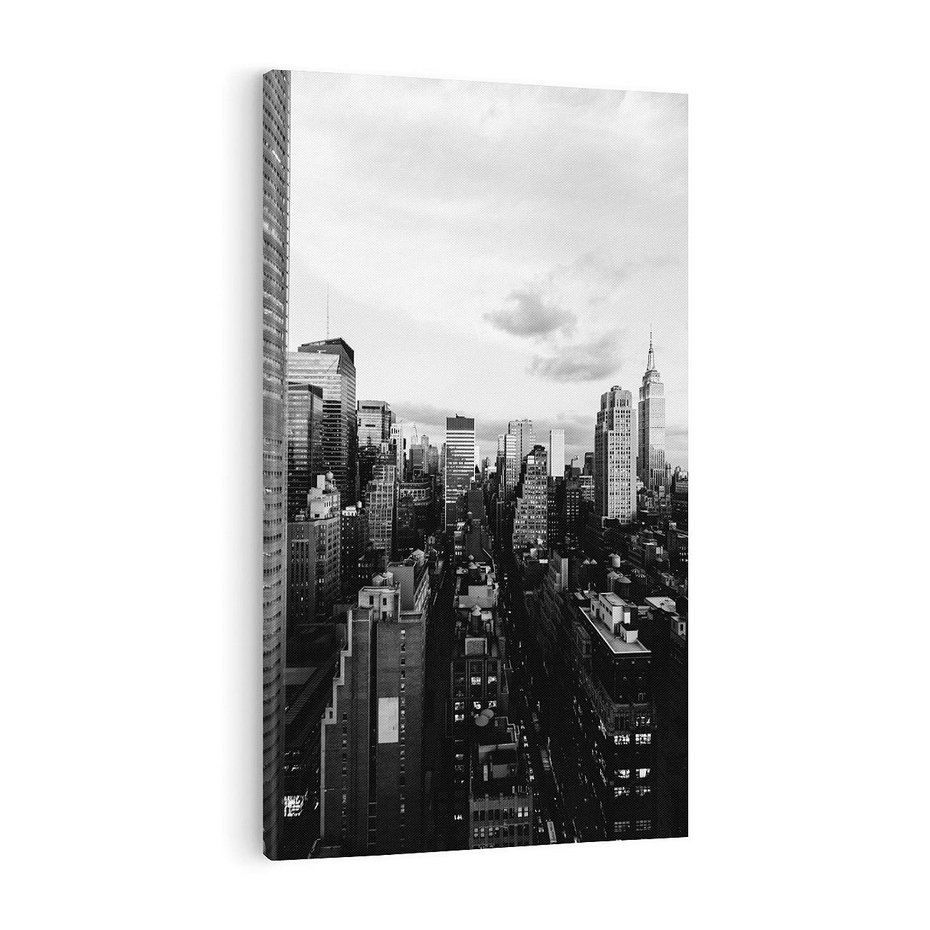 Obraz na płótnie 50x70 - Wibracje Miejskiego Życia - miasto, wieżowce