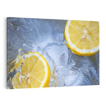 Obraz na płótnie 70x50 - Cytryny Kwasowa Świeżość - cytryny, owoce