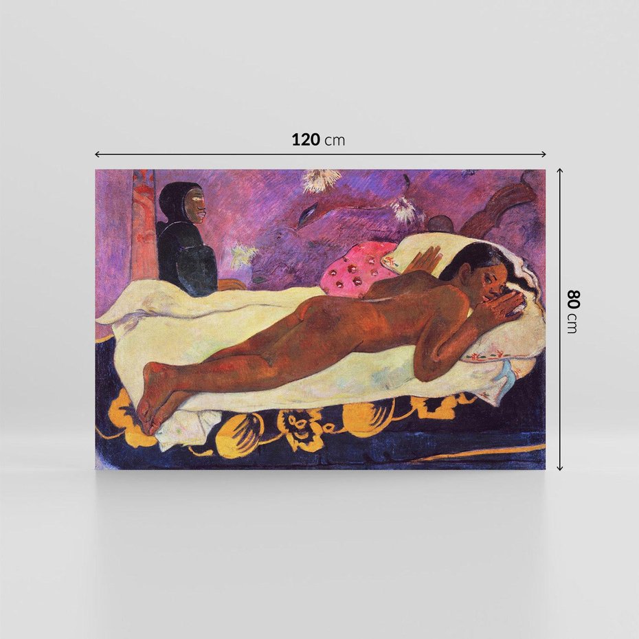 Obraz na płótnie 120x80 - Spirit of the Dead Watching 1892, Paul Gauguin - Reprodukcja - reprodukcja, obraz na płótnie