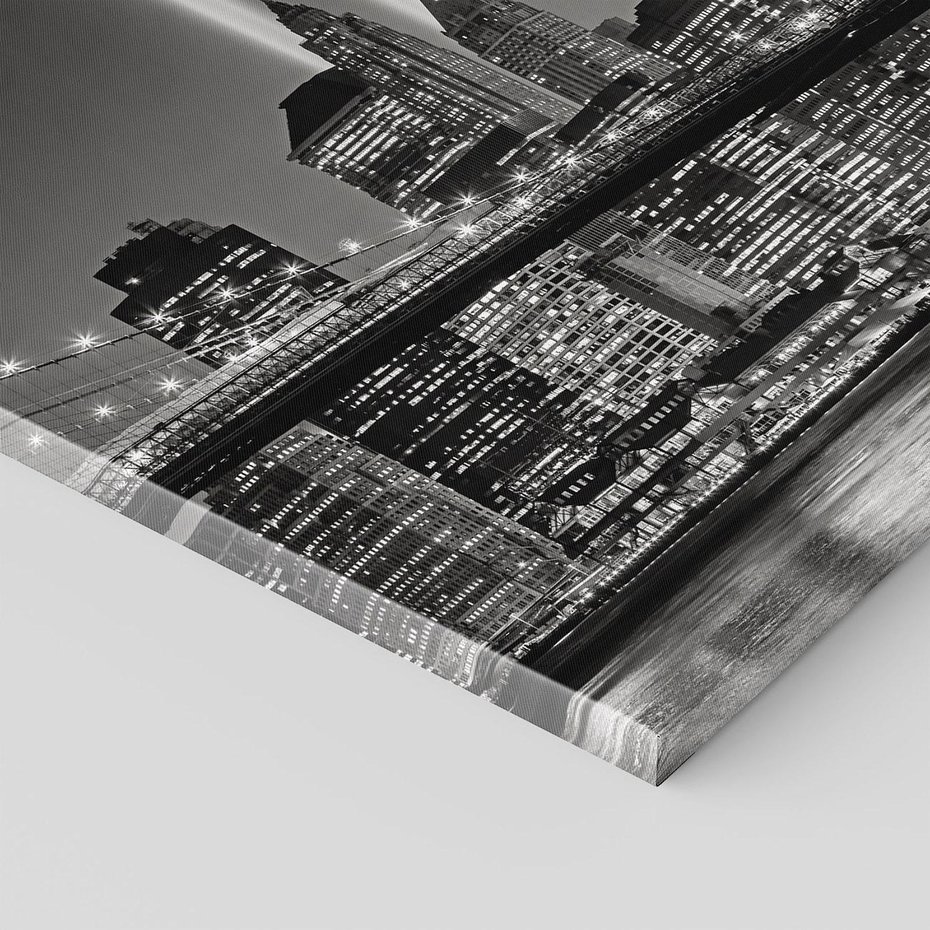 Obraz na płótnie 60x60 - Miasto ożywione nocą - miasto, noc