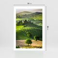 Plakat bez ramy 21x30 - Prowansja: malownicze winnice w kraju Włoch - Prowansja, Włochy