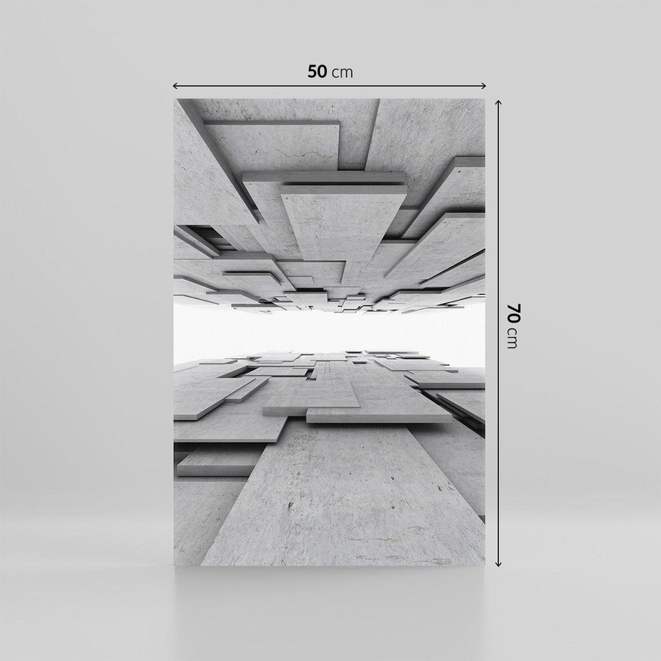 Obraz na płótnie 50x70 - Architektura 3D - architektura, 3D