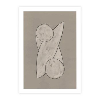 Plakat bez ramy 30x40 - Zaklęte Anomalie - nowoczesna geometryczna sztuka, loftowe wnętrze