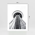 Plakat bez ramy 30x40 - Perspektywa Wieży - architektura, wieża