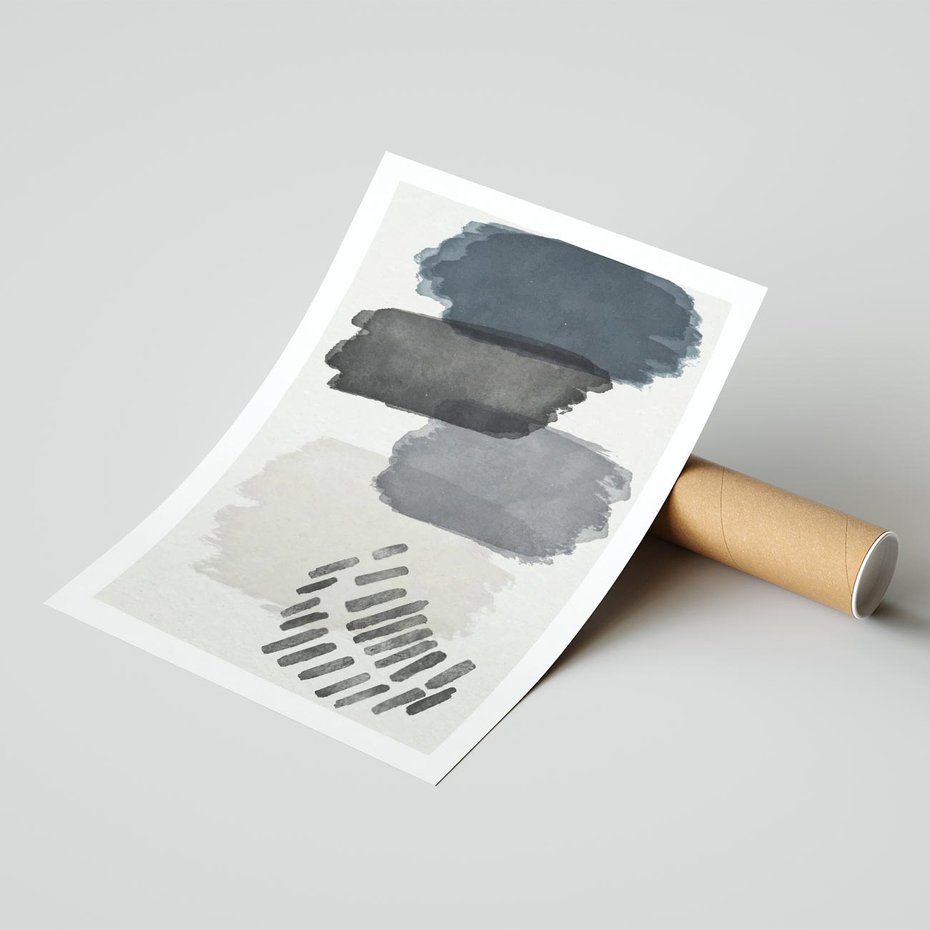 Plakat bez ramy 30x40 - W Stylu Akwareli - nowoczesny plakat, abstrakcja