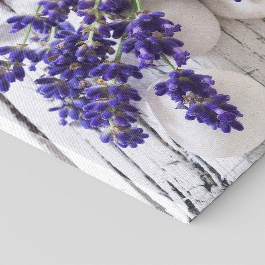 Obraz na płótnie 40x40 - relaks z aromatem - lawenda, spa