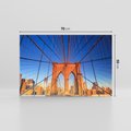 Obraz na płótnie 70x50 - Most architektoniczne arcydzieło - most, architektura