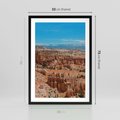 Plakat w ramie 50x70 - Wielki Kanion - wielki kanion, krajibraz - rama czarna