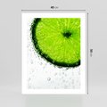 Plakat bez ramy 40x50 - Świeżość i kwasowość limonki - limnka, owoce