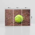 Obraz na płótnie 120x80 - Baseballowa Fuzja Sportu - baseball, piłka