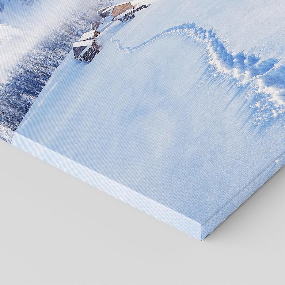 Obraz na płótnie 60x60 - Magia zimowych gór - zima, góry