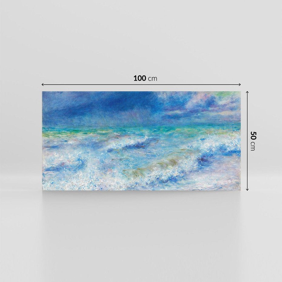 Obraz na płótnie 100x50 - "Seascape" (1897), Pierre-Auguste Renoir - Reprodukcja - reprodukcja, obraz na płótnie