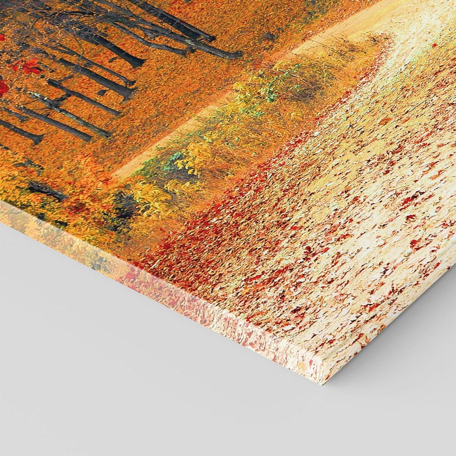 Obraz na płótnie 80x120 - Jesienna melodia lasu - jesień, las