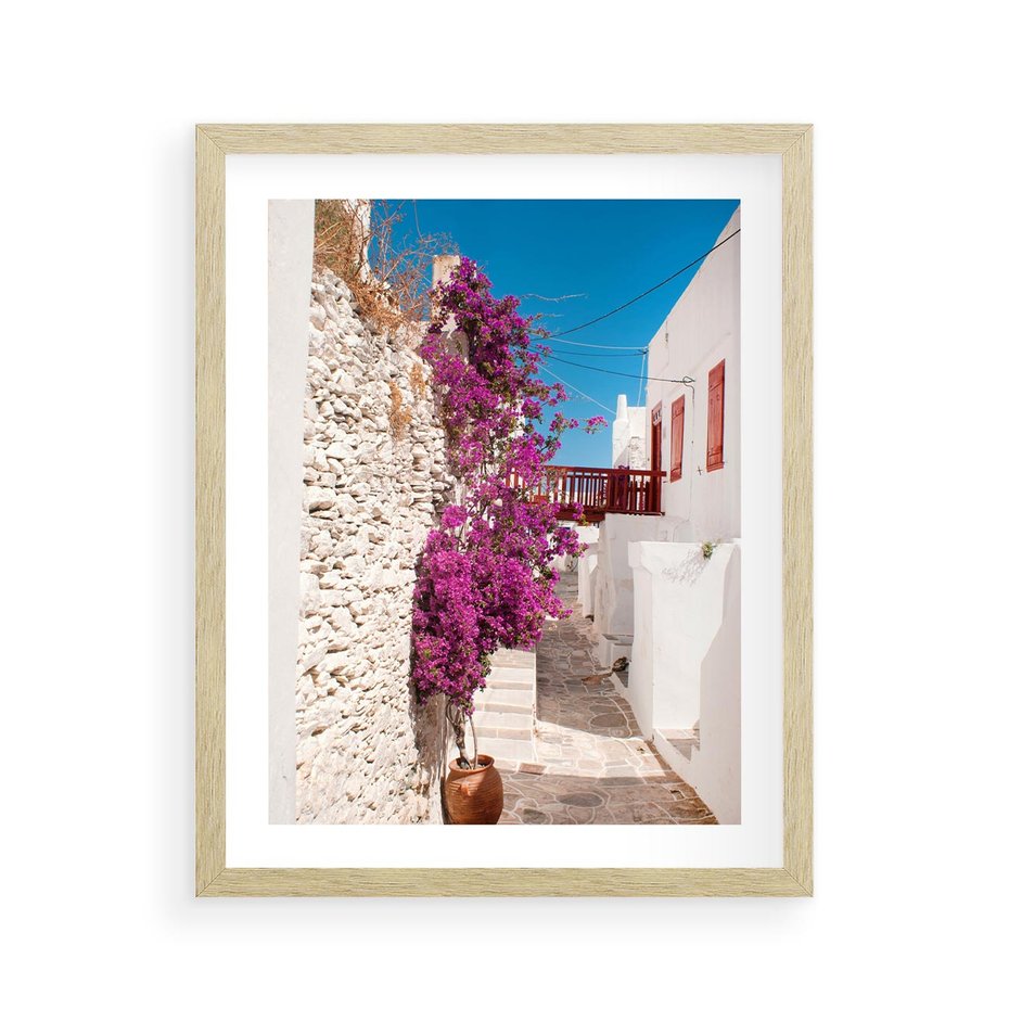 Plakat w ramie 40x50 - Chorwackie Wakacje - Chorwacja, wakacje - rama drewno