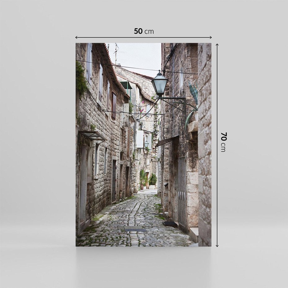 Obraz na płótnie 50x70 - Malownicza uliczka we Włoszech - uliczka, Włoch