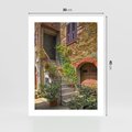 Plakat bez ramy 30x40 - Wznies się na wyżyny - schody, perspektywa