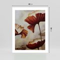 Plakat bez ramy 40x50 - Sztuka Kwiatów - kwiaty, sztuka