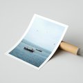 Plakat bez ramy 30x40 - Rybacki Urok - morze, kutry rybackie