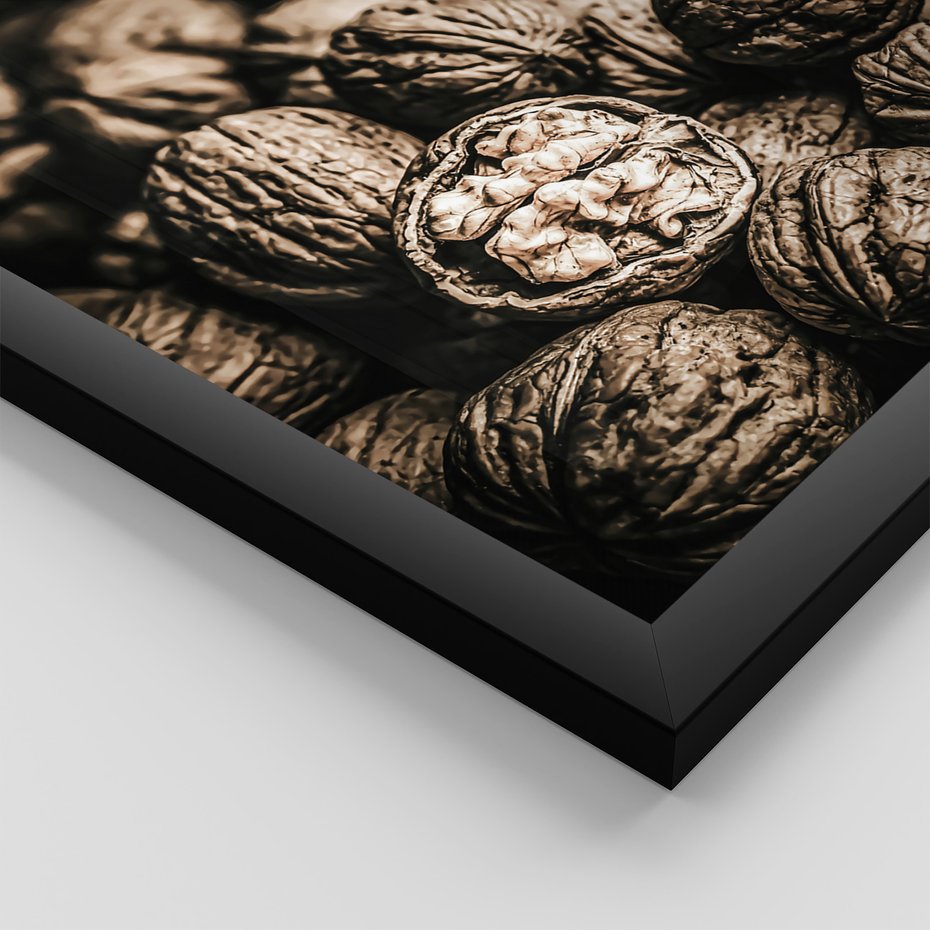 Zestaw obrazy w ramie 40x50 galeria - Wino, w, beczkach, kuchnia, restauracja - rama czarna