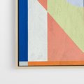 Obraz w ramie 50x70 - Księga Kolorowych Wizji - różne geometryczne formy, koła - rama drewno
