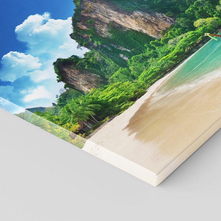 Obraz na płótnie 120x80 - Raj Azji: wyspa, plaża, morze - Azja, wyspa