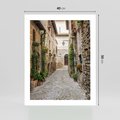 Plakat bez ramy 40x50 - Urok Uliczki we Włoszech - uliczka, Włochy