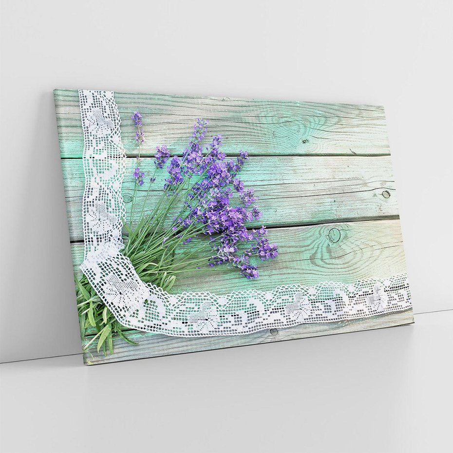 Obraz na płótnie 70x50 - Romantyczna lawenda - lawenda, kwiaty