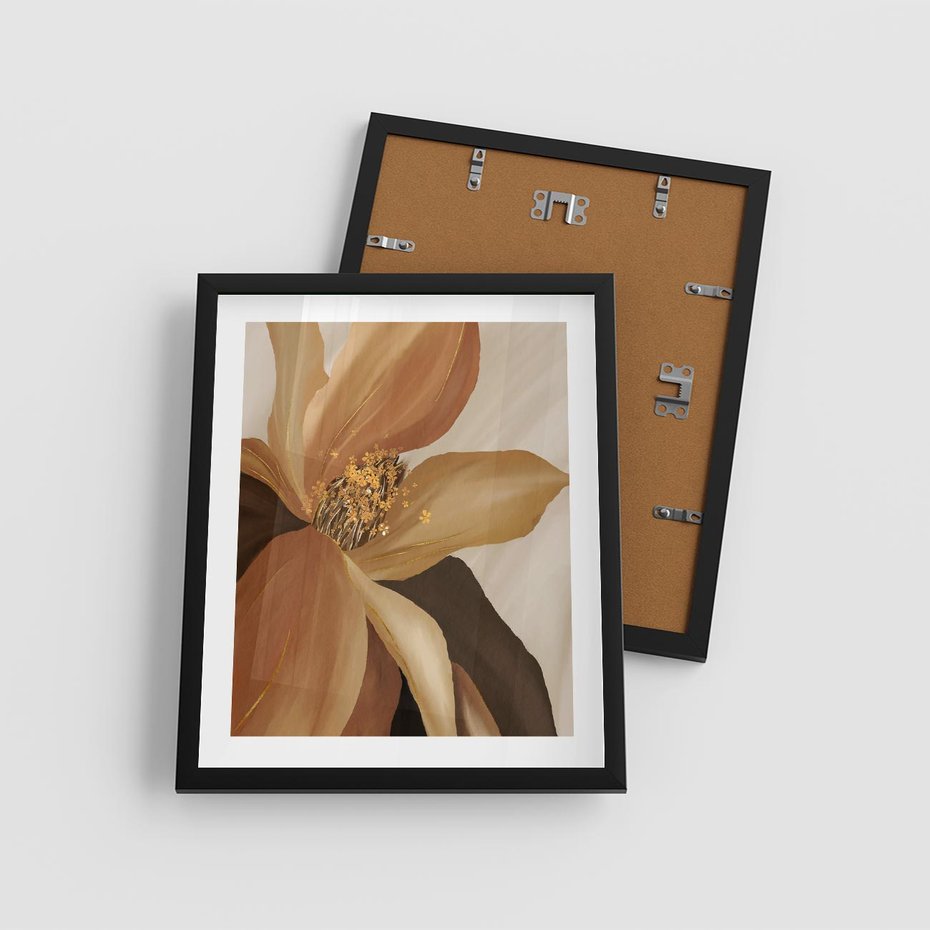 Plakat w ramie 40x50 - Wyraz Luksusu - sztuka, nowoczesna - rama czarna