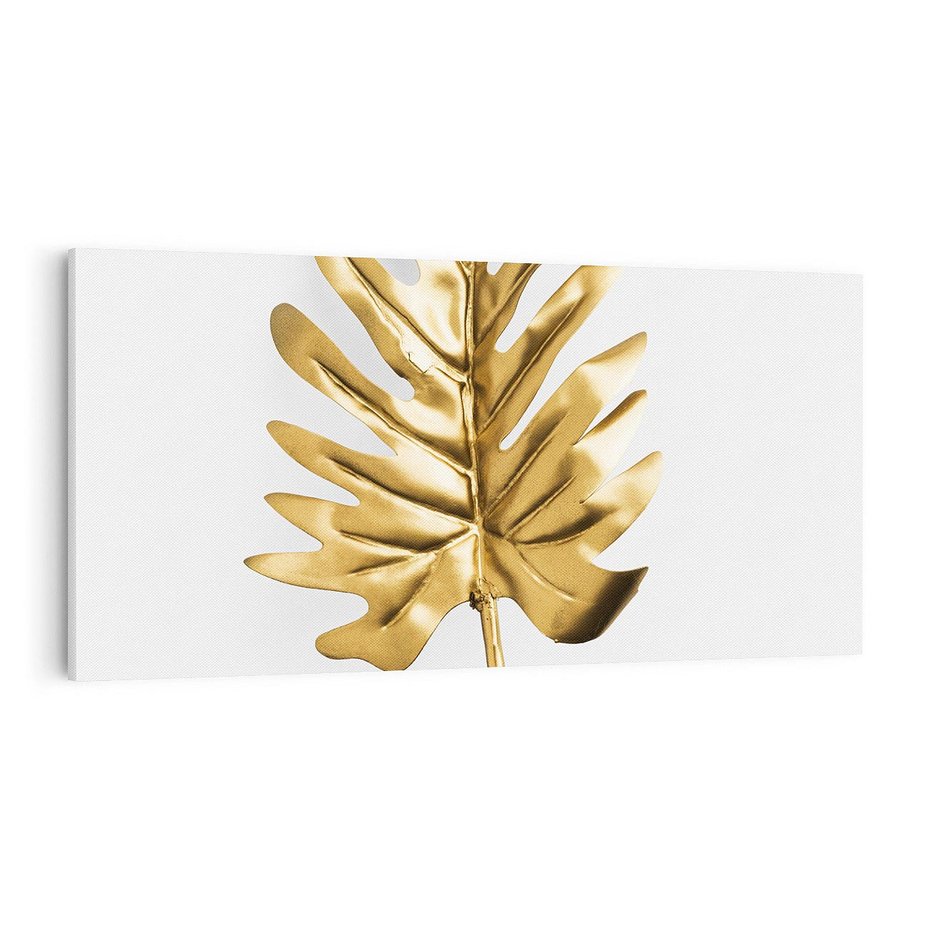 Obraz na płótnie 100x50 - Ponadczasowy Urok - złote, liście