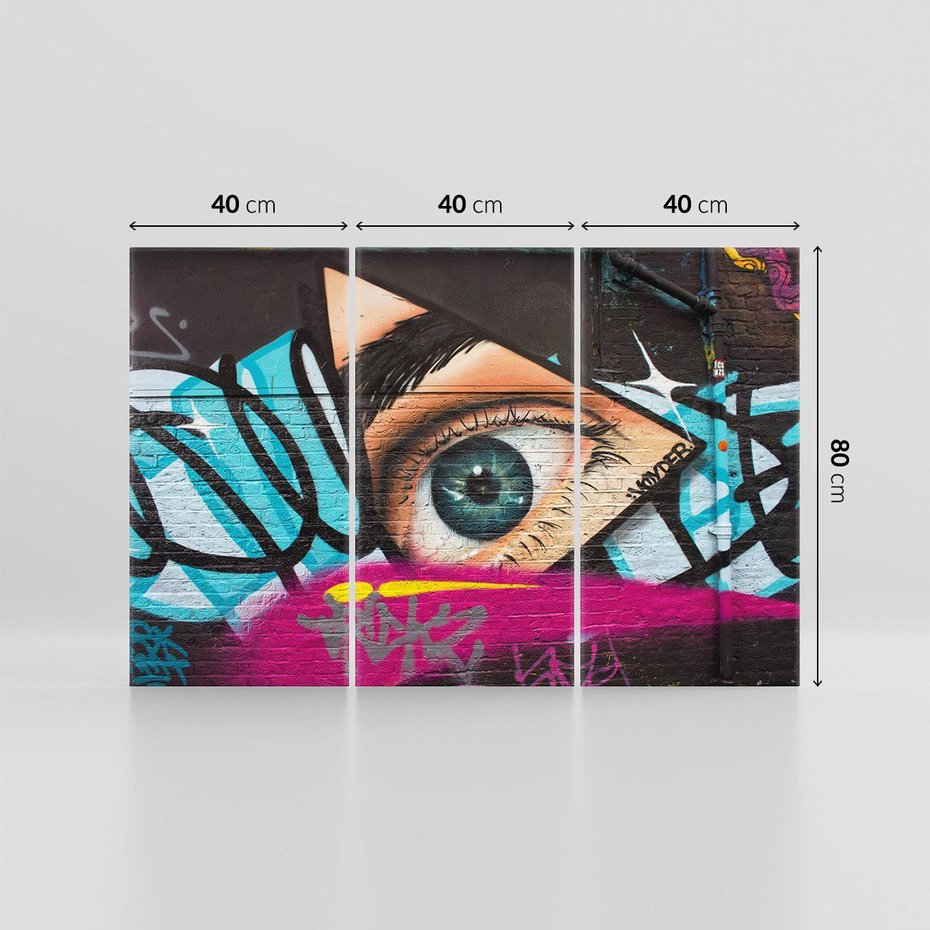 Obraz na płótnie 120x80 - Wibracje kreatywności graffiti - graffiti