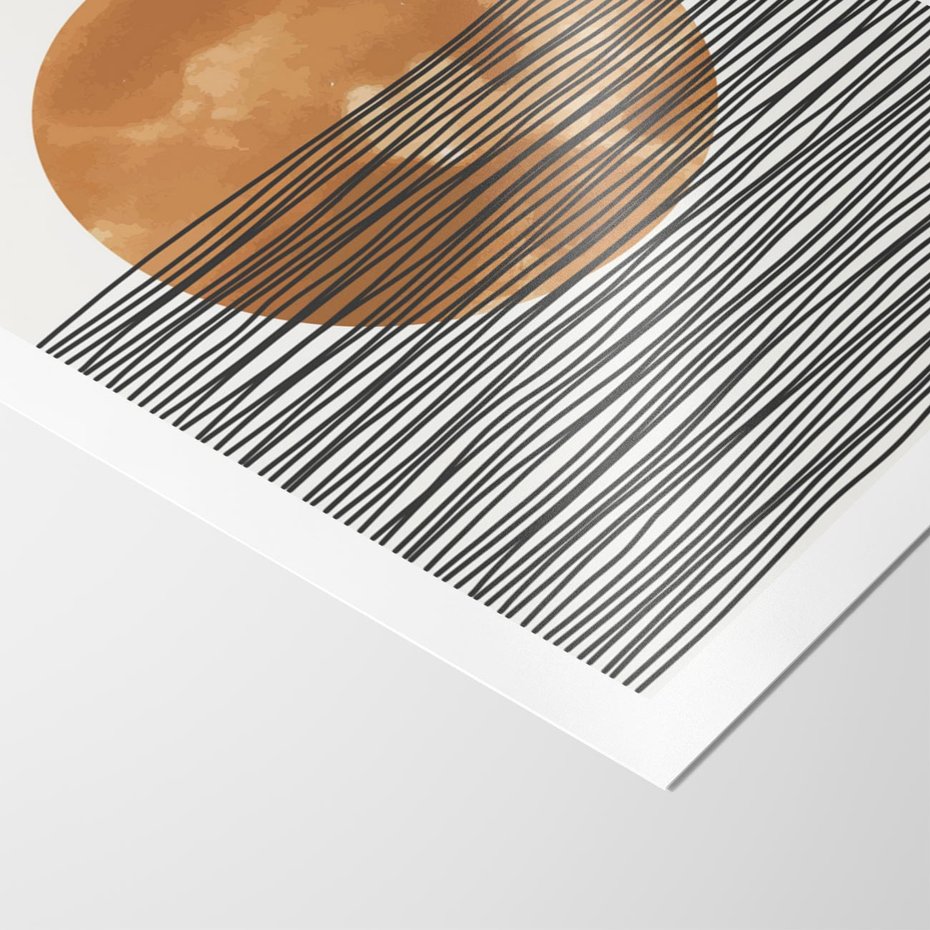 Plakat bez ramy 40x50 - Okrąg Mocy - boho obraz, geometria