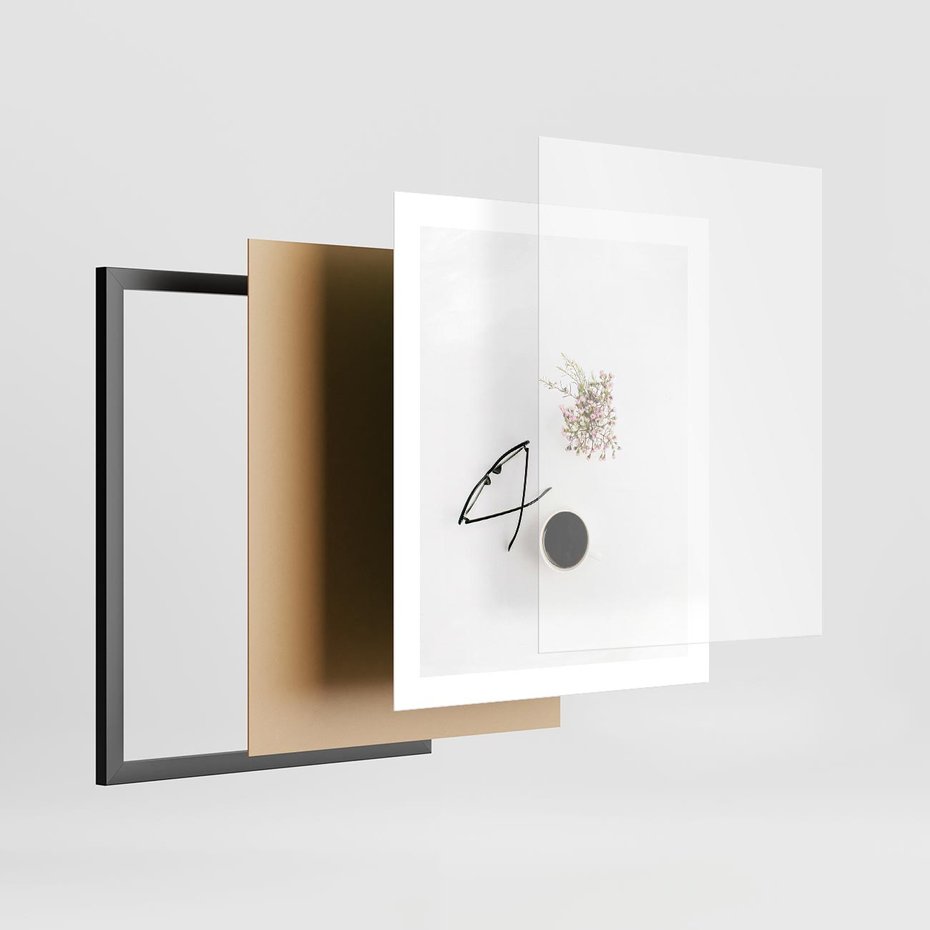 Plakat w ramie 40x50 - Codzienne Radości - kompozycja, bukiet - rama czarna