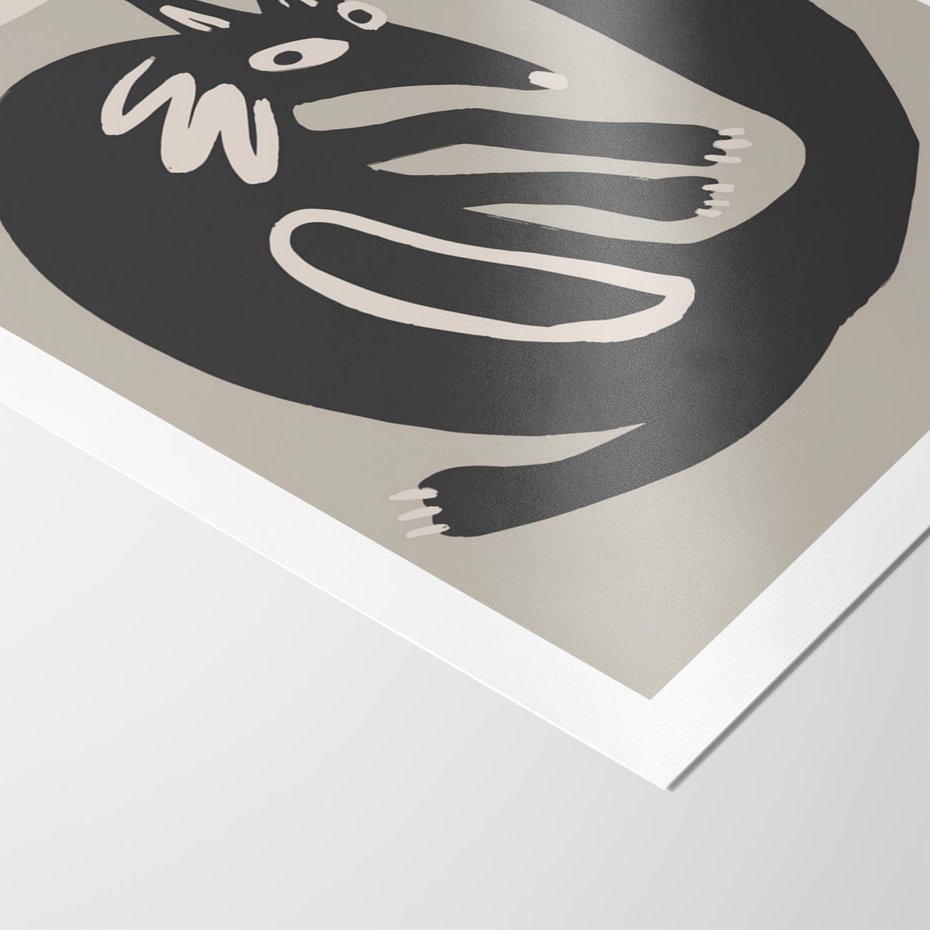 Plakat bez ramy 50x70 - Migotliwe Echa Skandynawii - skandynawska sztuka, lis