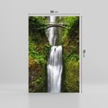 Obraz na płótnie 50x70 - Siła i Urok Natury - wodospad, las