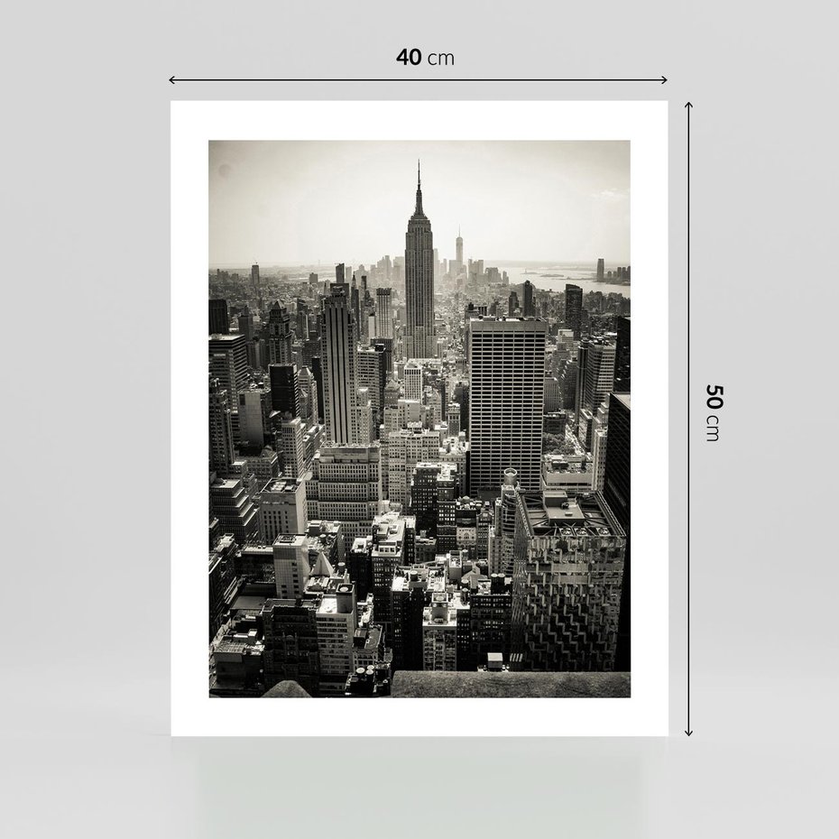 Plakat bez ramy 40x50 - Dusza wielkiego miasta - Manhattan, Nowy Jork