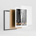 Plakat w ramie 40x50 - Wibracje Nowego Jorku - miasto, Nowy Jork - rama czarna