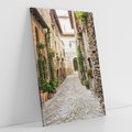 Obraz na płótnie 50x70 - Urok Uliczki we Włoszech - uliczka, Włochy