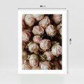 Plakat bez ramy 30x40 - Róże i Różowe Kwiaty w Kompozycji - róże, różowe kwiaty