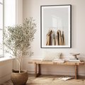 Plakat bez ramy 30x40 - Boho Elegancja - boho kobiece zdjęcie, wieszak