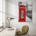 Obraz na płótnie 70x100 - Budka w Londynie - Londyn, budka
