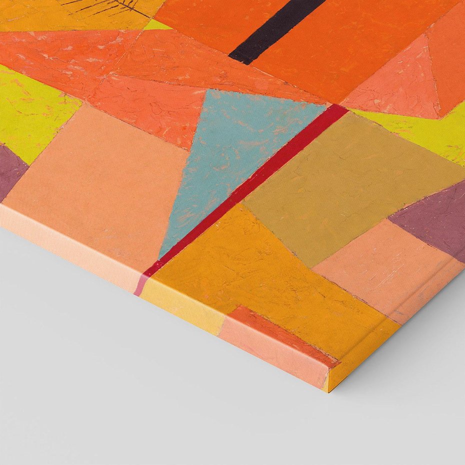 Obraz na płótnie 80x80 - Joyful Mountain Landscape 1929, Paul Klee - Reprodukcja - reprodukcja, obraz na płótnie