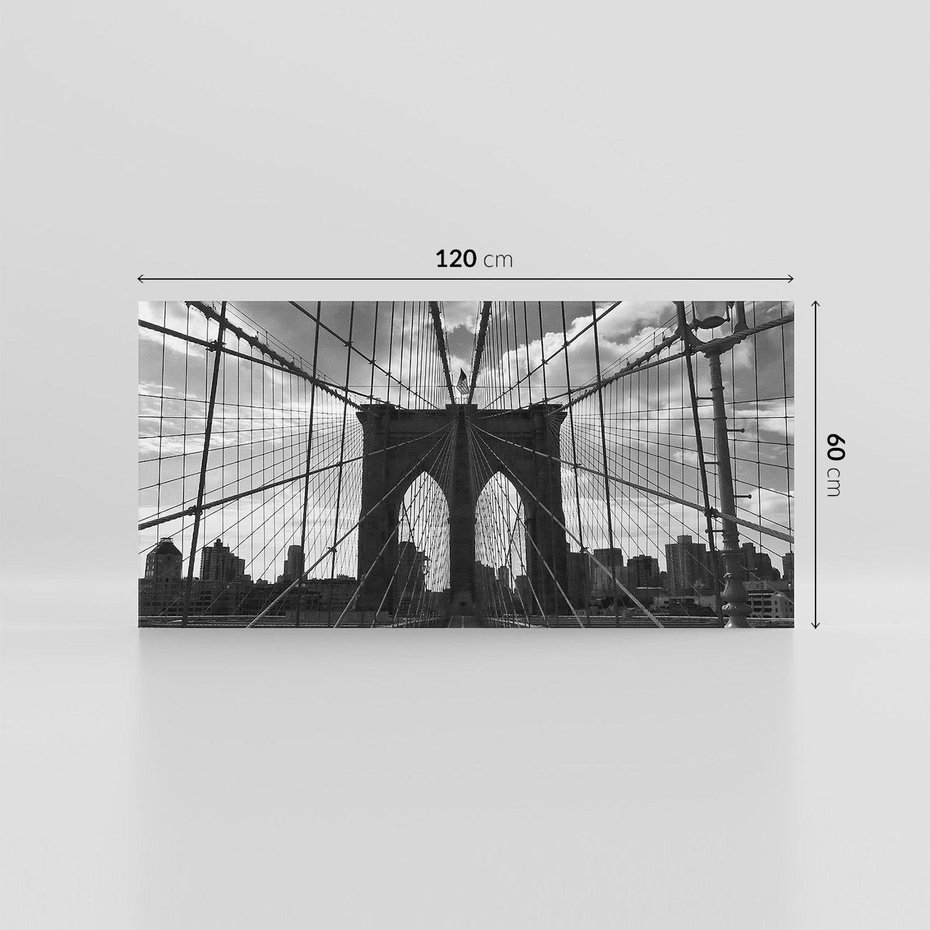Obraz na płótnie 120x60 - Most Nowoczesności - most, nowoczesny
