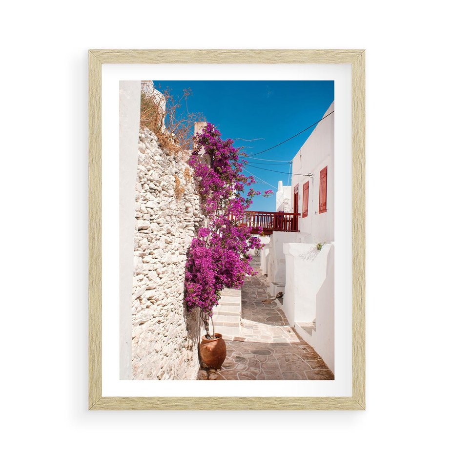 Plakat w ramie 50x70 - Chorwackie Wakacje - Chorwacja, wakacje - rama drewno