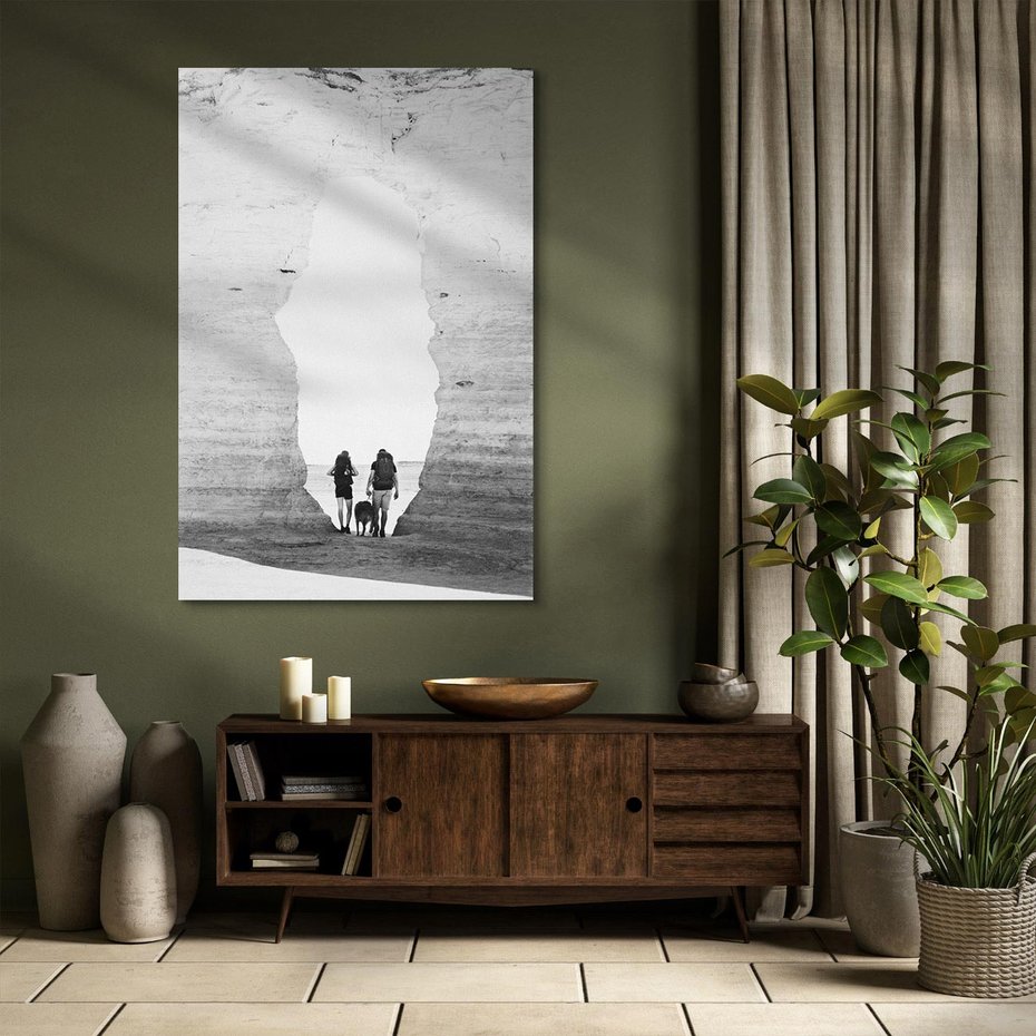 Obraz na płótnie 70x100 - Podróżna Eksploracja - Echa Przygody