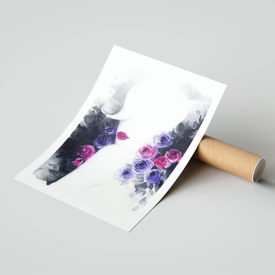 Plakat bez ramy 30x40 - Urok osobowości - kobieta, portret