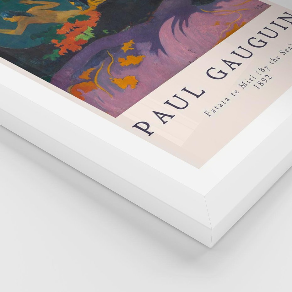 Plakat w ramie 30x40 - Paul Gauguin: Reprodukcja - Paul Gauguin, reprodukcja - rama biała