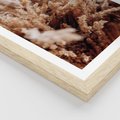 Plakat w ramie 40x50 - Sztuka Suszonych Traw - trawa pampas, suszone trawy - rama drewno