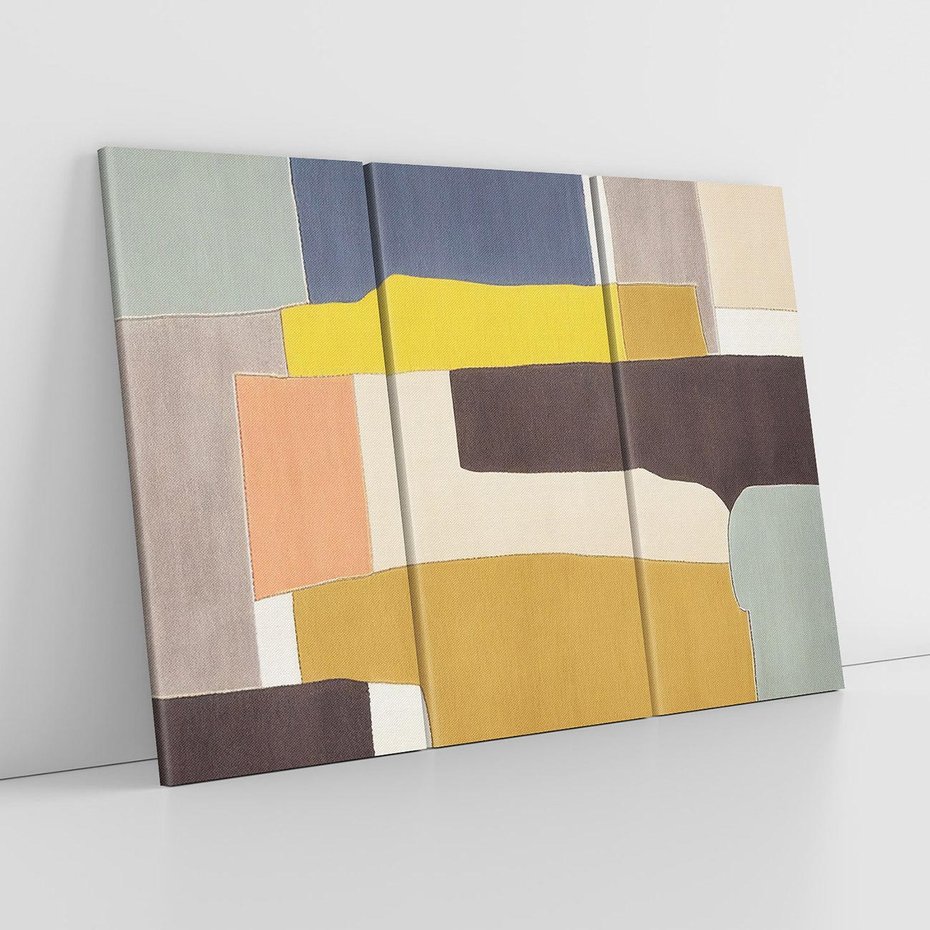 Obraz na płótnie 120x80 - Pasy Abstrakcji - kolorowe pasy, plamy koloru